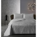 (B) Kpl 260x250 VELVET CLARA antracyt z poszewkami na poduszkę 
