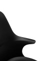 BRAZO HIGH czarne krzesło z tworzywa i metalu