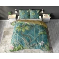 240x220 PALM WOOD zielony mix kpl pościeli