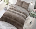 200x220 MARCUS brąz kpl pościeli bawełnianej mix