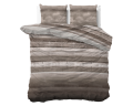 200x220 MARCUS brąz kpl pościeli bawełnianej mix