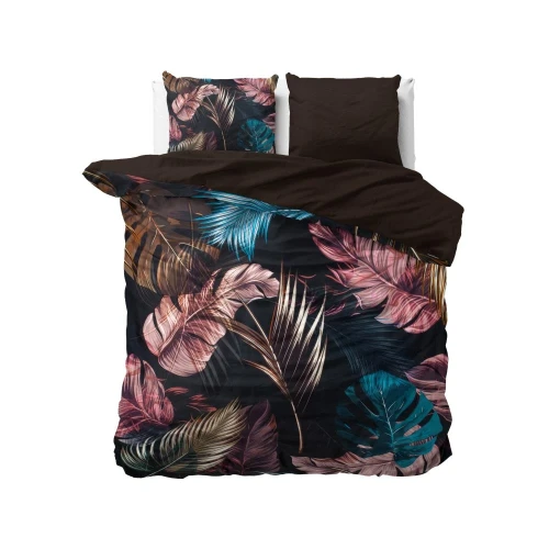 240x220 ISABELLA czarny lux satyna bawełniana kpl