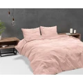 240x220 VELVET UNI róż plusz poliestrowy kpl
