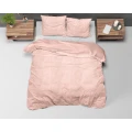 240x220 VELVET UNI róż plusz poliestrowy kpl