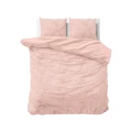 240x220 VELVET UNI róż plusz poliestrowy kpl