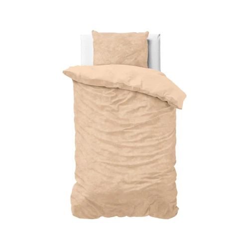 140x220 VELVET UNI nude plusz poliestrowy kpl