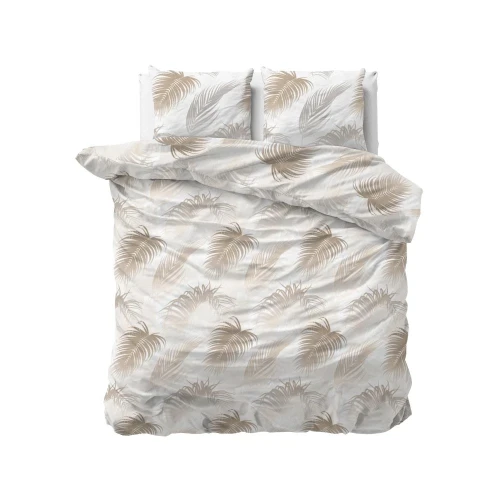 240x220 JAYDA taupe mix bawełniany kpl