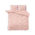 240x220 VELVET UNI róż plusz poliestrowy kpl