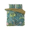 240x220 PALM WOOD zielony mix kpl pościeli