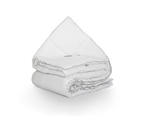  140x200 Cotton Touch pojedyncza kołdra z perkalu k. biały