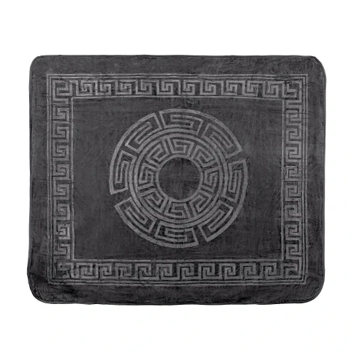 200x240 RL14 ZETA Anthracite miękki I ciepły koc