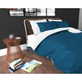 240x220 TWIN FACE kpl pościeli granatowy mikroperkal 