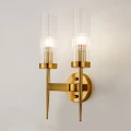 TORCH TWIN złota lampa złota kinkiet podwójny