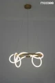 SERPIENTE 60 złota lampa wisząca