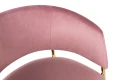 DELTA 65 różowe krzesło barowe tapicerowane