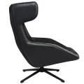 VITA VELVET czarny fotel obrotowy 