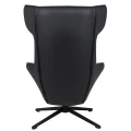 VITA VELVET czarny fotel obrotowy 