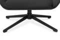 VITA VELVET czarny fotel obrotowy 