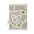 ECO CITY 120x170 dywan bawełniany do zabawy mapa miasta 