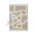 ECO CITY 120x170 dywan bawełniany do zabawy mapa miasta 