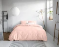 200x200/220 UNI SATIN kpl pościeli bawełna satynowa róż