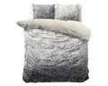 240x220 EMMA antracyt kpl pościeli drukowany aksamit i bawełna