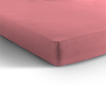 160/180x200 prześcieradło na gumce Jersey 135g. k. różowy
