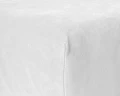 180x200 prześcieradło velvet białe