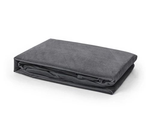 90x200 prześcieradło velvet antracyt