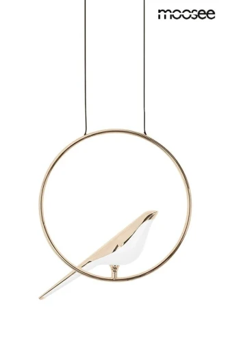 BIRD złota pojedyncza lampa wisząca 
