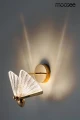 BUTTERFLY S złota lampa ścienna kinkiet
