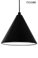 ACUSTICA czarna lampa wisząca 