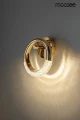 HELIOS złota lampa ścienna złoty kinkiet