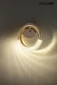 HELIOS złota lampa ścienna złoty kinkiet