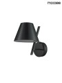MAGO czarna lampa ścienna czarny kinkiet
