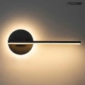HORIZON czarna lampa ścienna czarny kinkiet