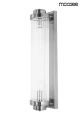 COLUMN 60 srebrny kinkiet srebrna lampa ścienna