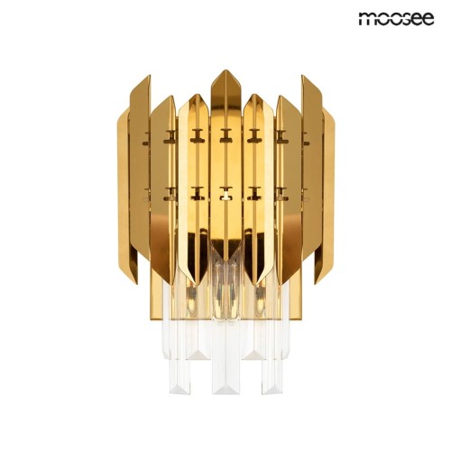 MAJESTIC złota lampa ścienna kinkiet złoty