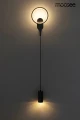 COMO czarna lampa ścienna kinkiet