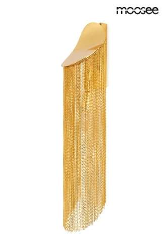 LAMBADA złota lampa ścienna kinkiet