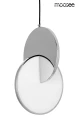 DISCO ledowa lampa wisząca k. srebrny