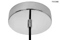 DISCO ledowa lampa wisząca k. srebrny