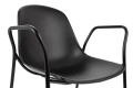 RESOL ARM czarne krzesło