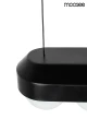 DROPS 3 czarna lampa wisząca 