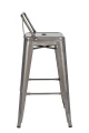 TOWER BACK 66 (Paris) metalowe krzesło barowe 