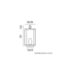 SIROCO 30 BATTERY IN&OUT lampa dekoracyjna 