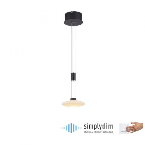 LAUTADA lampa wisząca 2080-18 czarna