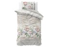 140x220 LOVELY FLOWER beż  mix bawełny  kpl pościeli