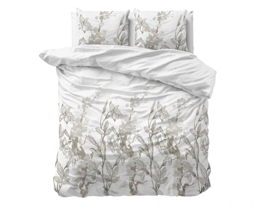 240x220 FLYNN biały  mix bawełny  kpl pościeli