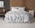 140x220 OCEAN kpl pościeli mikrofibra  z foliowym nadrukiem niebieski